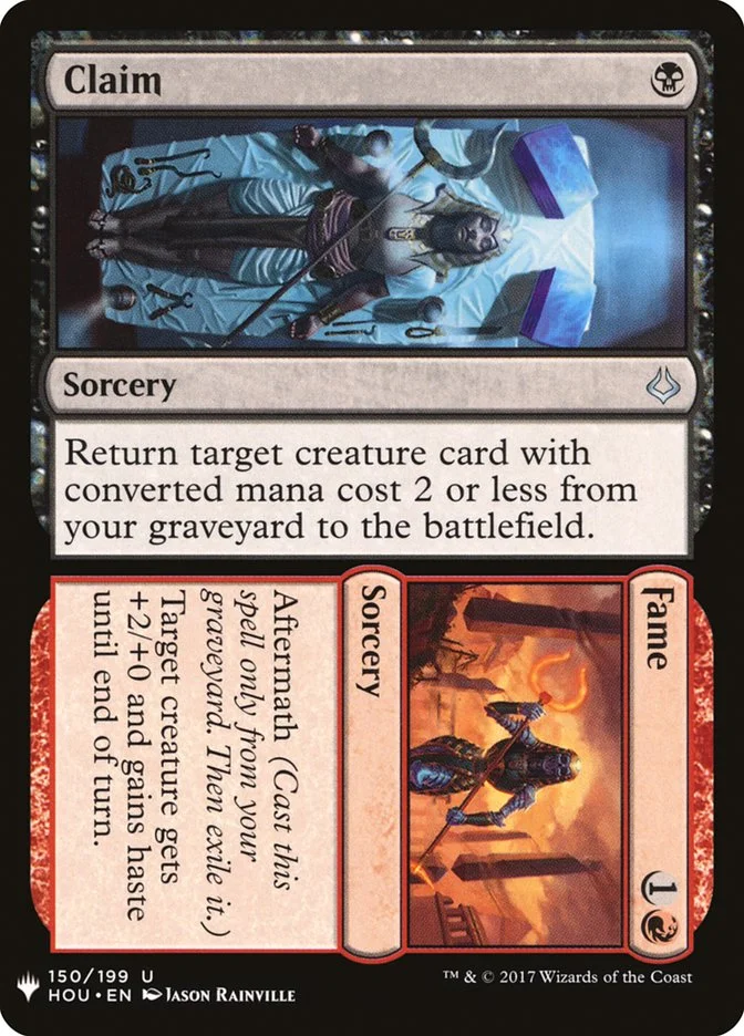 Claim (The List) - Magic: The Gathering in TCG Land