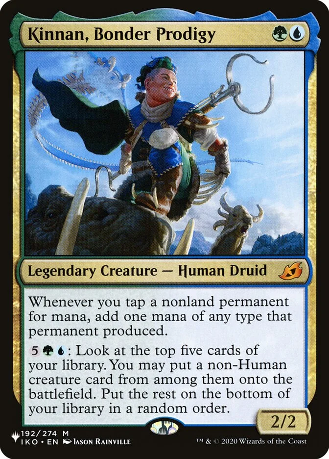 Kinnan, Bonder Prodigy (The List) - Magic: The Gathering in TCG Land
