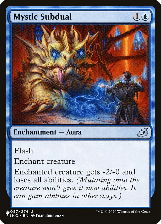 Mystic Subdual (The List) - Magic: The Gathering in TCG Land
