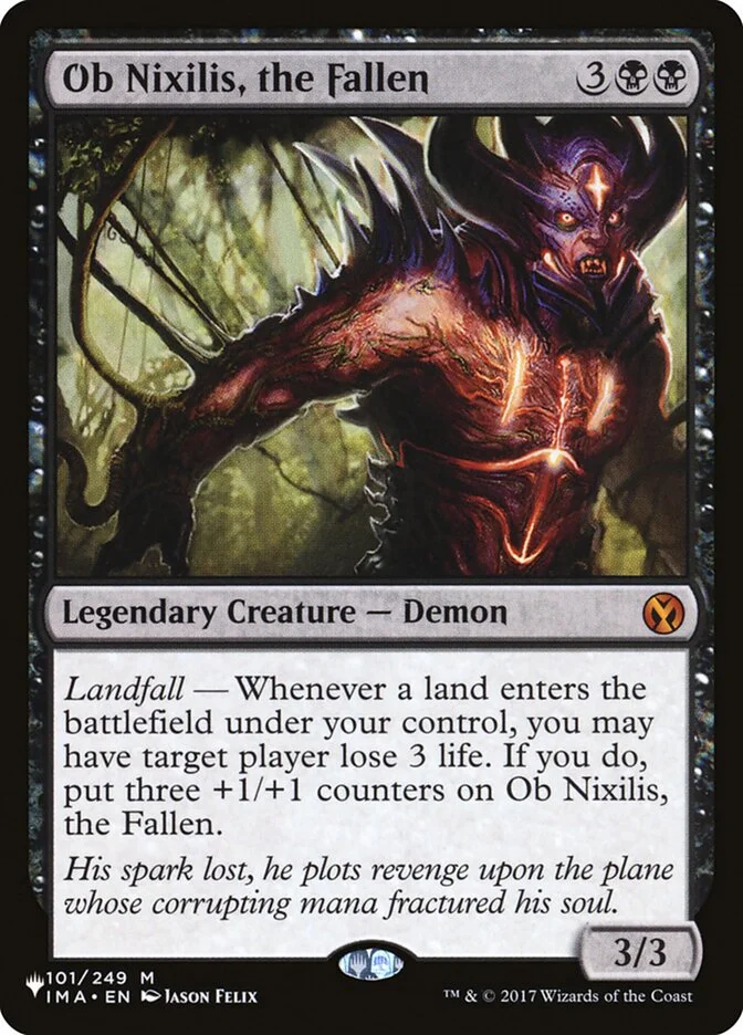 Ob Nixilis, the Fallen (The List) - Magic: The Gathering in TCG Land