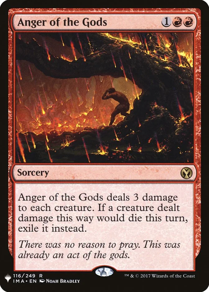 Anger of the Gods (The List) - Magic: The Gathering in TCG Land