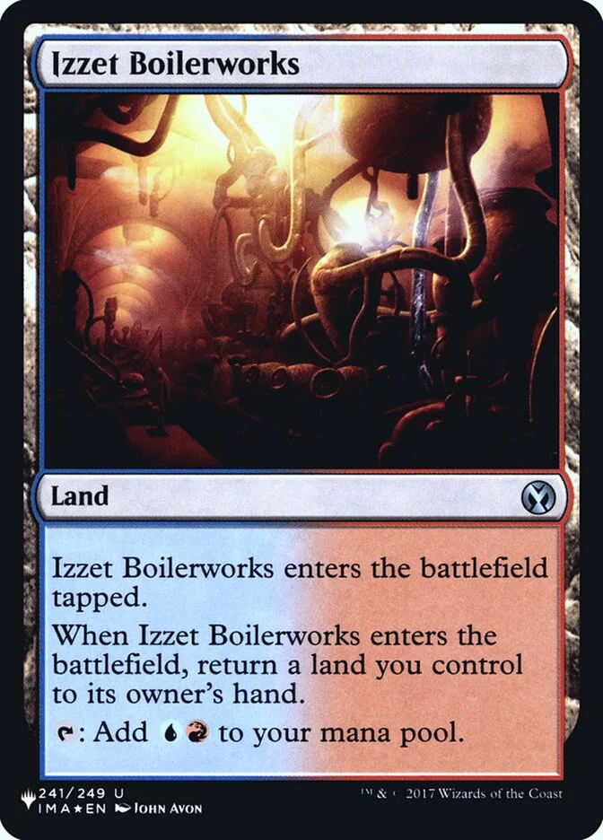 Izzet Boilerworks (The List) - Magic: The Gathering in TCG Land México