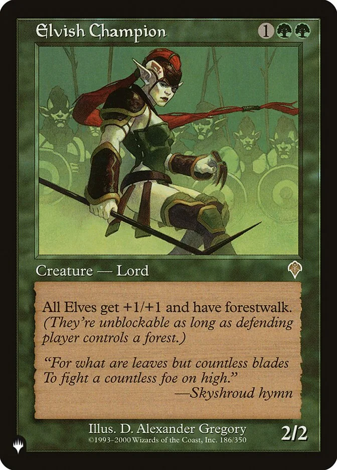 Elvish Champion (The List) - Magic: The Gathering in TCG Land México