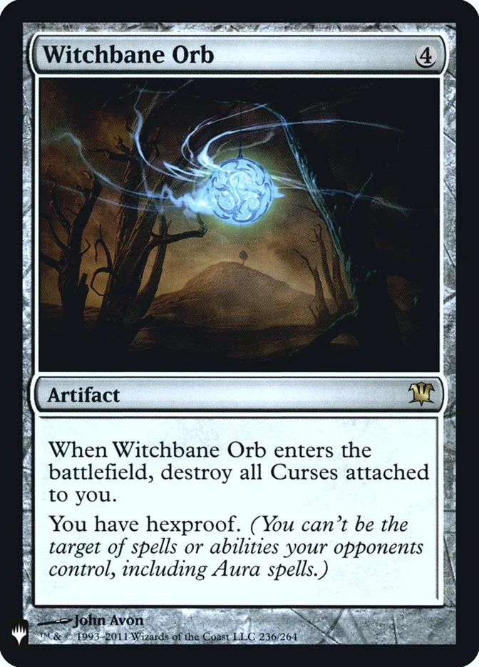 Witchbane Orb (The List) - Magic: The Gathering in TCG Land