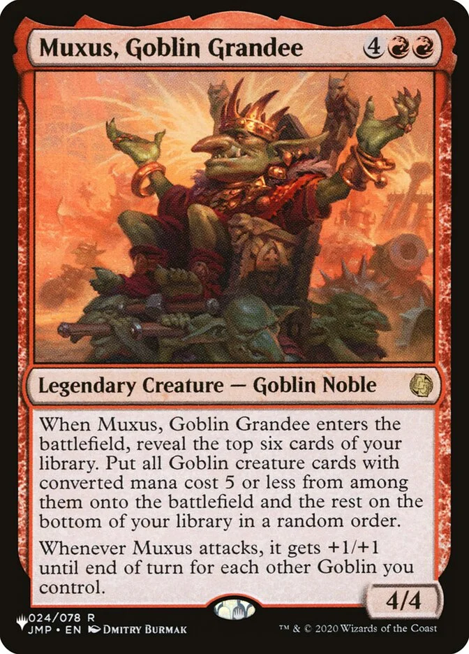 Muxus, Goblin Grandee (The List) - Magic: The Gathering in TCG Land