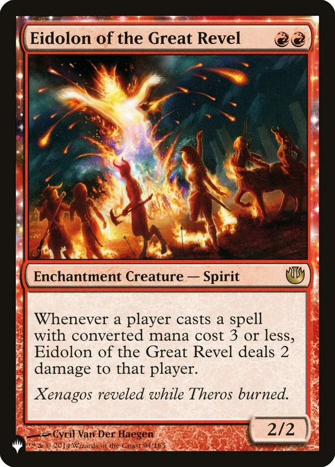 Eidolon of the Great Revel (The List) - Magic: The Gathering in TCG Land