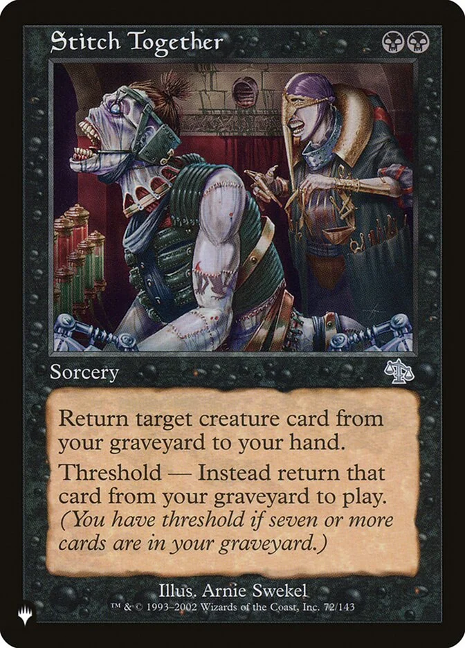 Stitch Together (The List) - Magic: The Gathering in TCG Land