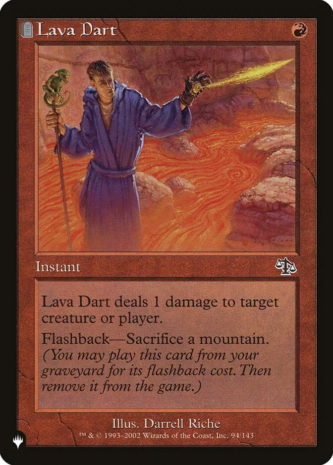 Lava Dart (The List) - Magic: The Gathering in TCG Land