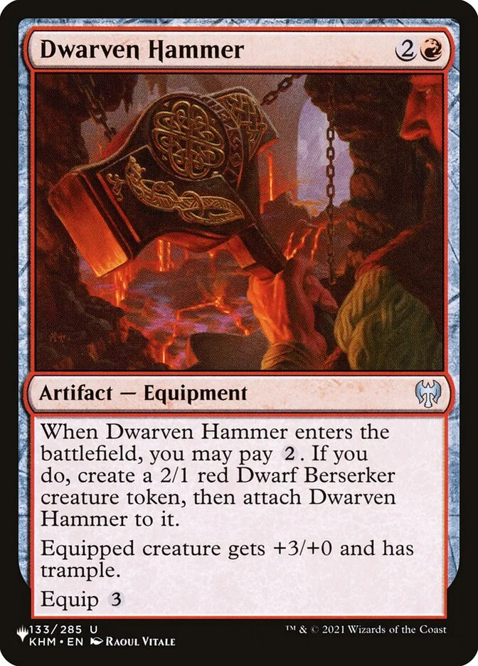 Dwarven Hammer (The List) - Magic: The Gathering in TCG Land México