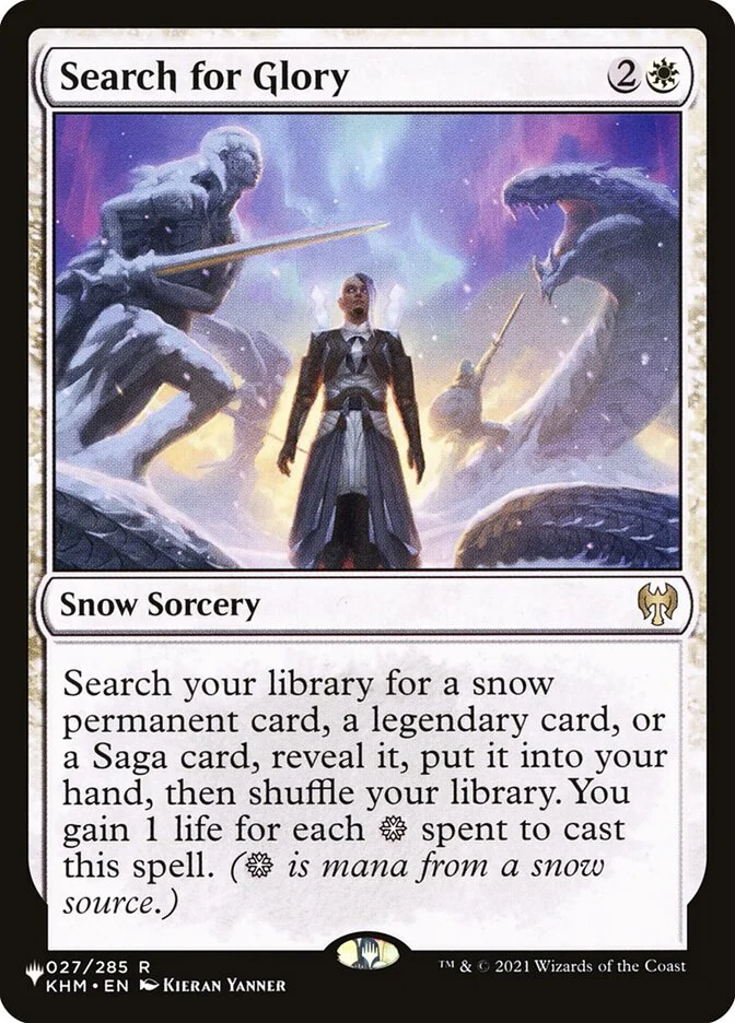 Search for Glory (The List) - Magic: The Gathering in TCG Land