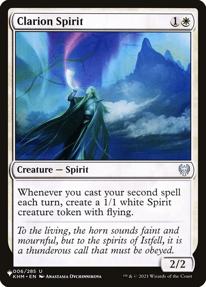 Clarion Spirit (The List) - Magic: The Gathering in TCG Land México