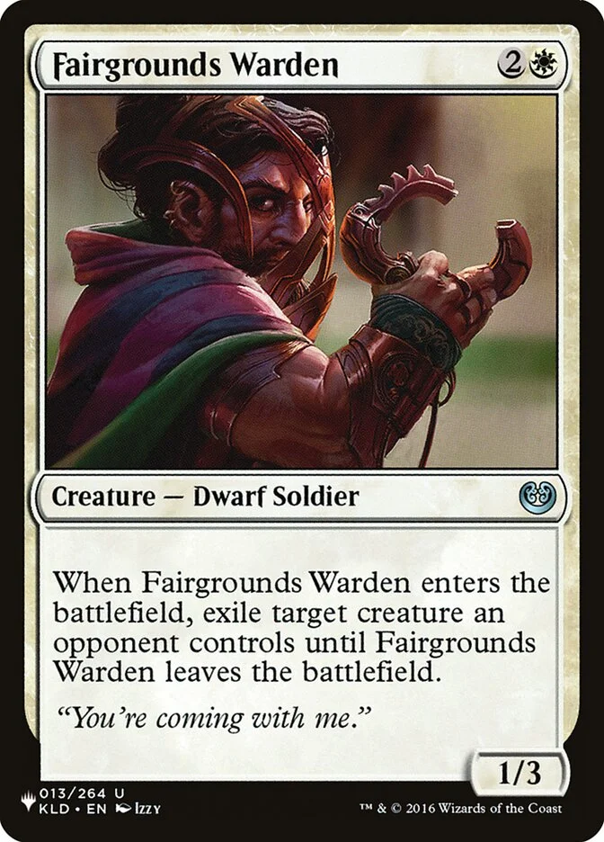 Fairgrounds Warden (The List) - Magic: The Gathering in TCG Land
