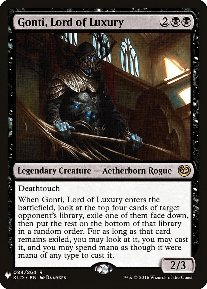 Gonti, Lord of Luxury (The List) - Magic: The Gathering in TCG Land