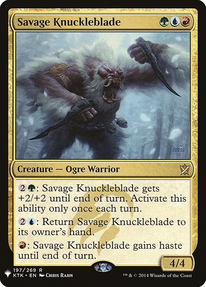Savage Knuckleblade (The List) - Magic: The Gathering in TCG Land México
