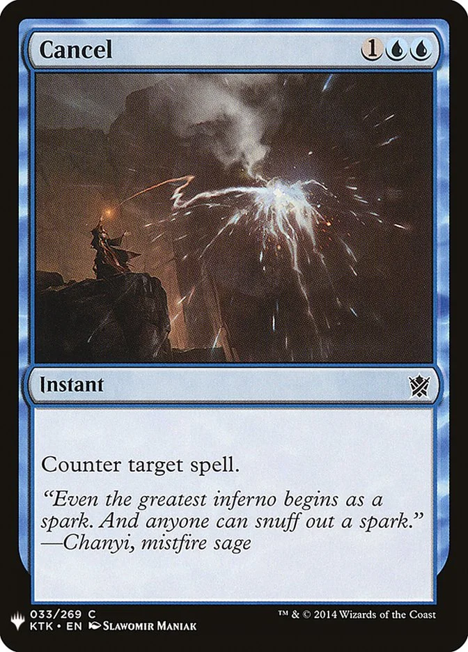 Cancel (The List) - Magic: The Gathering in TCG Land