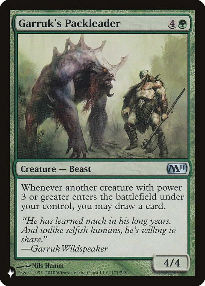 Garruk's Packleader (The List) - Magic: The Gathering in TCG Land
