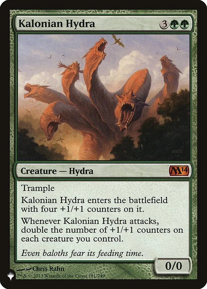 Kalonian Hydra (The List) - Magic: The Gathering in TCG Land