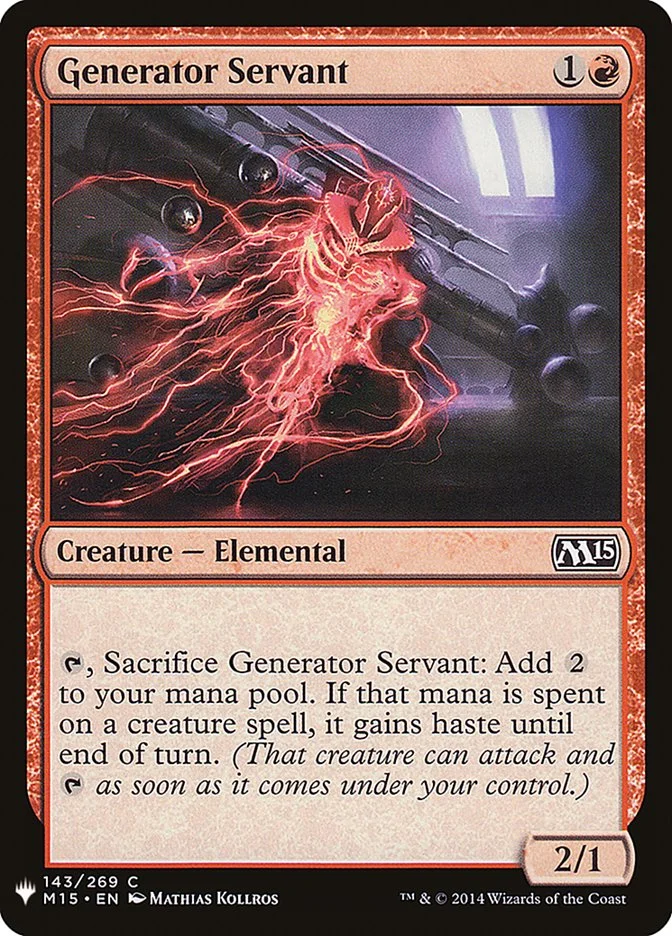Generator Servant (The List) - Magic: The Gathering in TCG Land