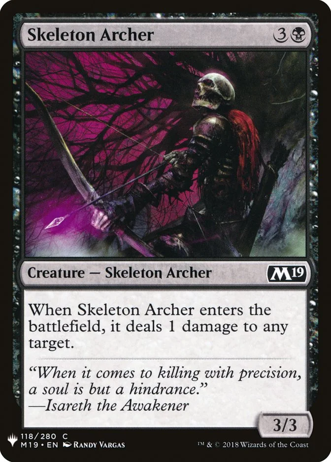Skeleton Archer (The List) - Magic: The Gathering in TCG Land