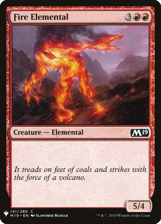 Fire Elemental (The List) - Magic: The Gathering in TCG Land