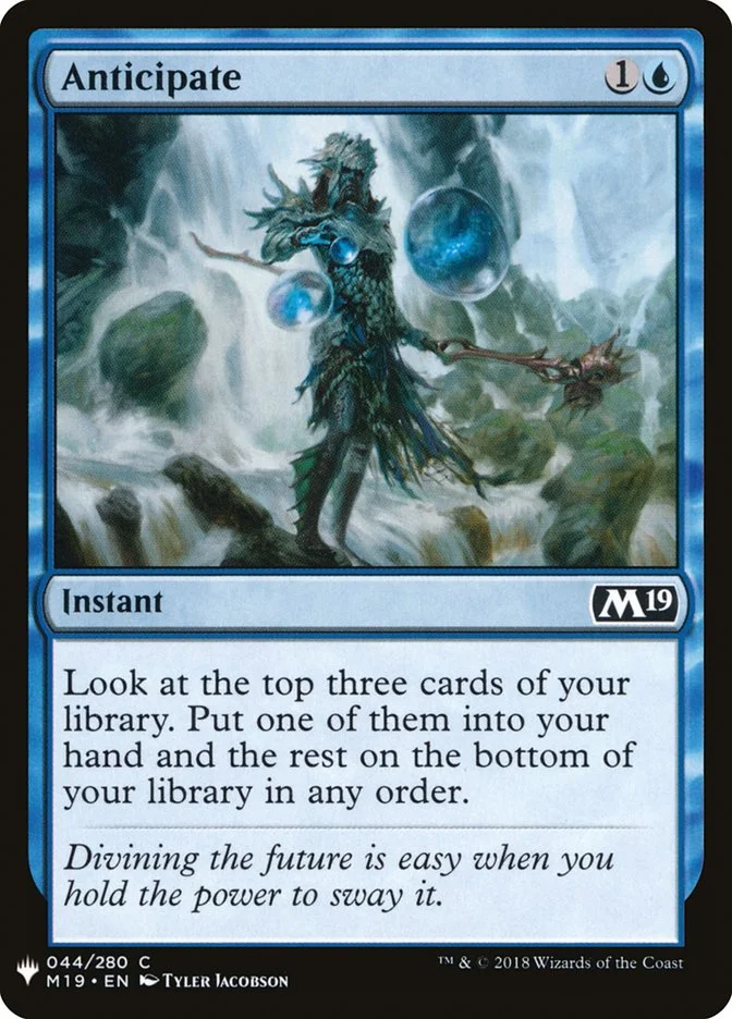 Anticipate (The List) - Magic: The Gathering in TCG Land