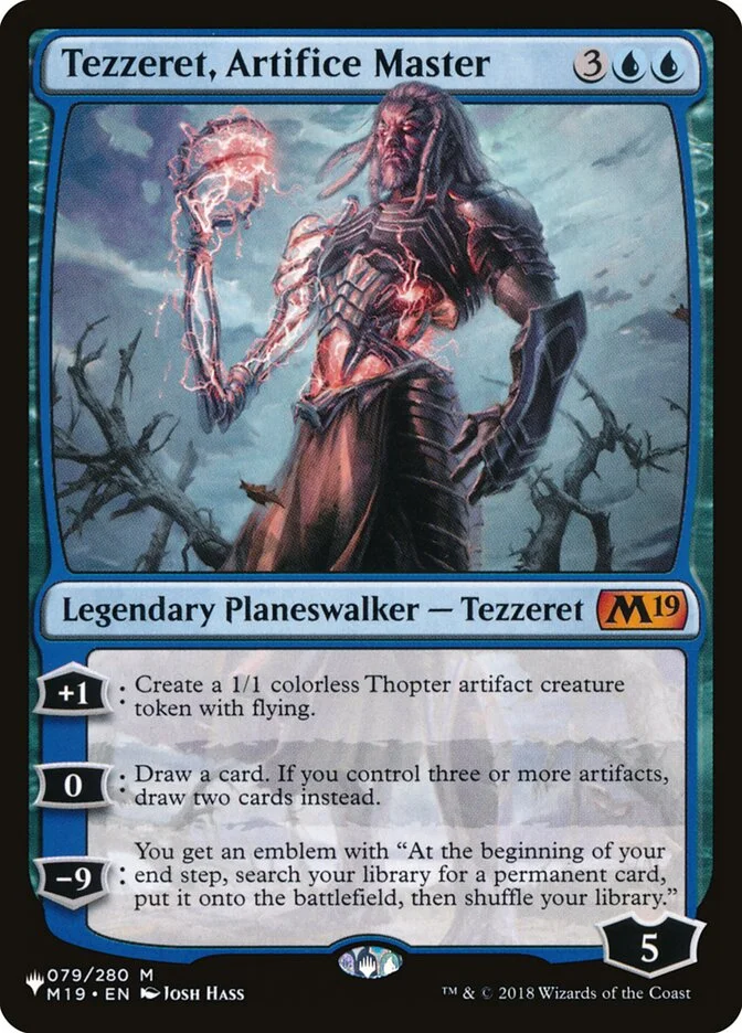 Tezzeret, Artifice Master (The List) - Magic: The Gathering in TCG Land