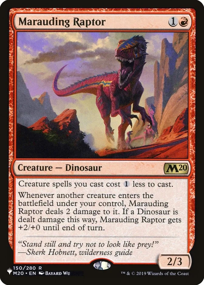 Marauding Raptor (The List) - Magic: The Gathering in TCG Land