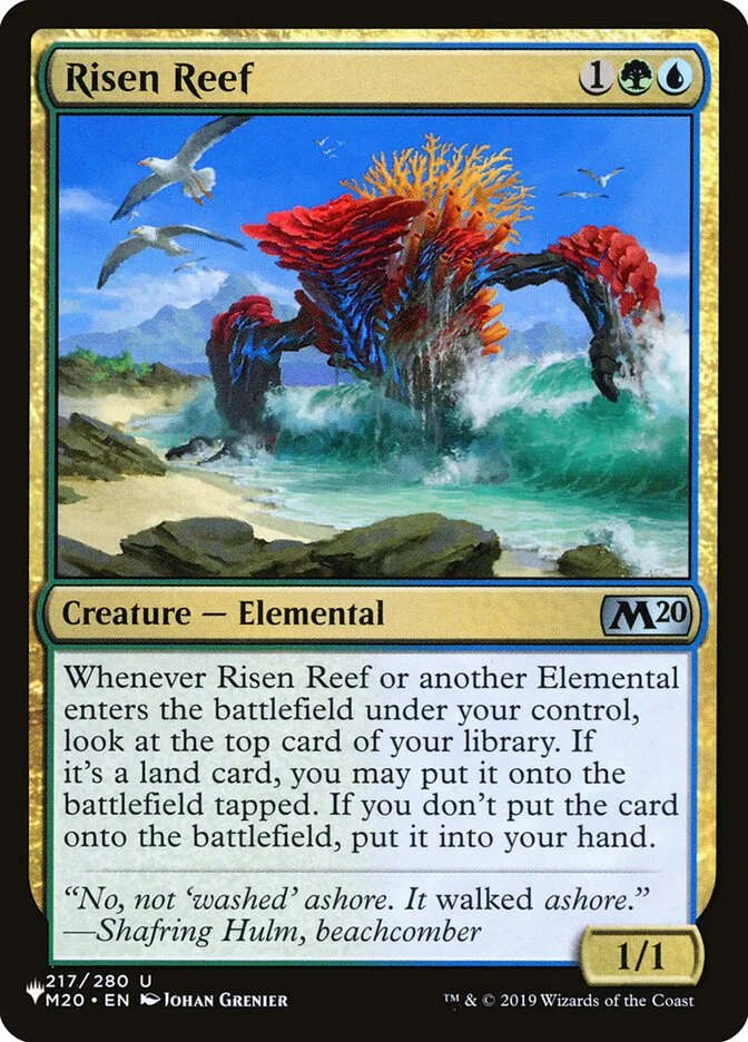 Risen Reef (The List) - Magic: The Gathering in TCG Land