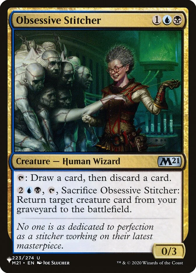 Obsessive Stitcher (The List) - Magic: The Gathering in TCG Land