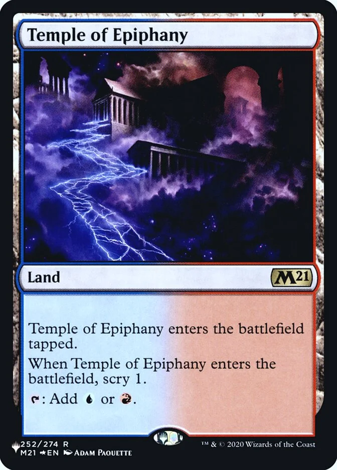 Temple of Epiphany (The List) - Magic: The Gathering in TCG Land México
