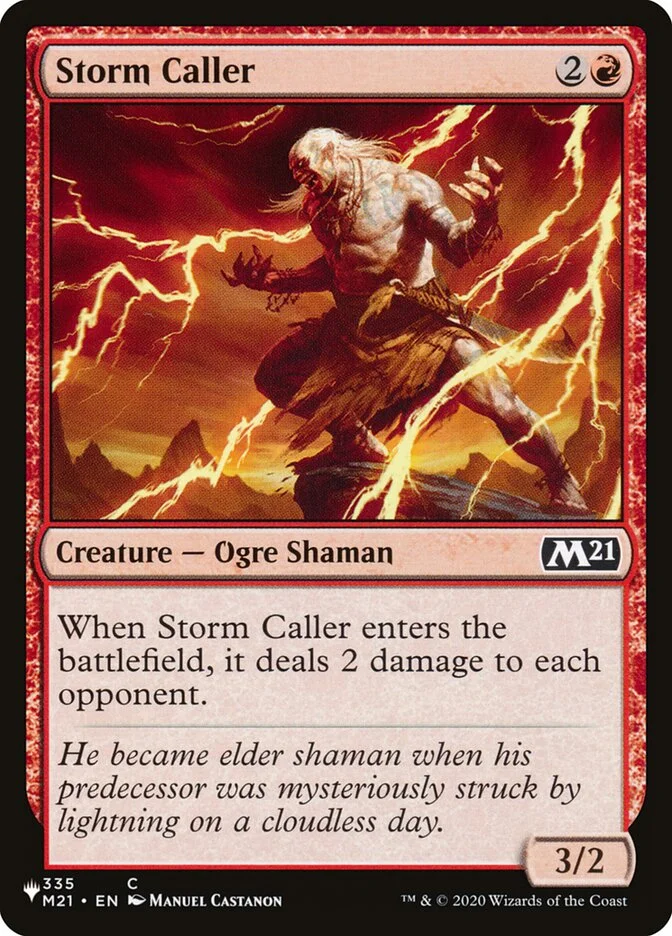 Storm Caller (The List) - Magic: The Gathering in TCG Land México