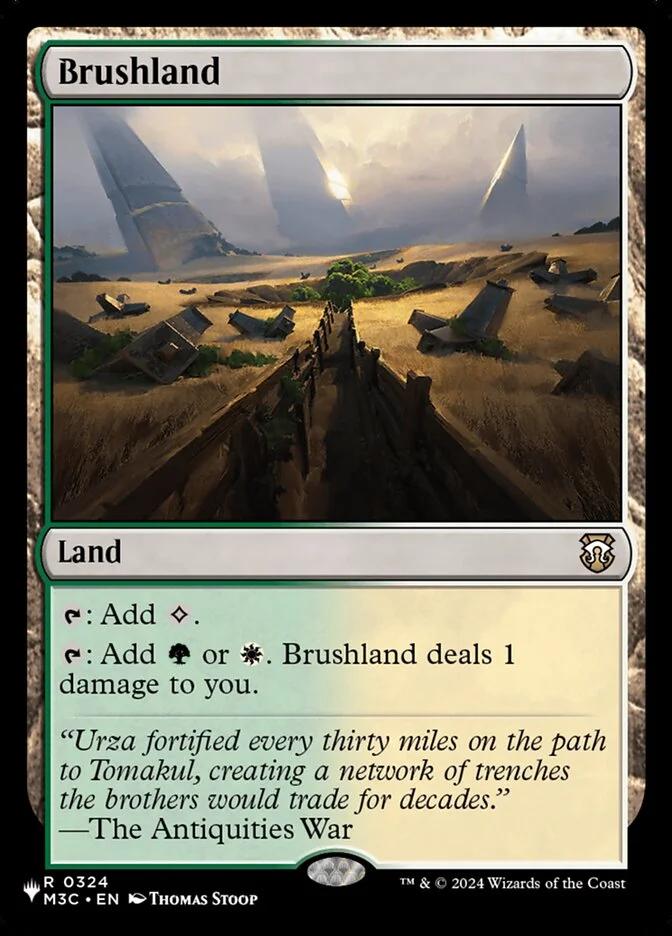 Brushland (The List) - Magic: The Gathering in TCG Land