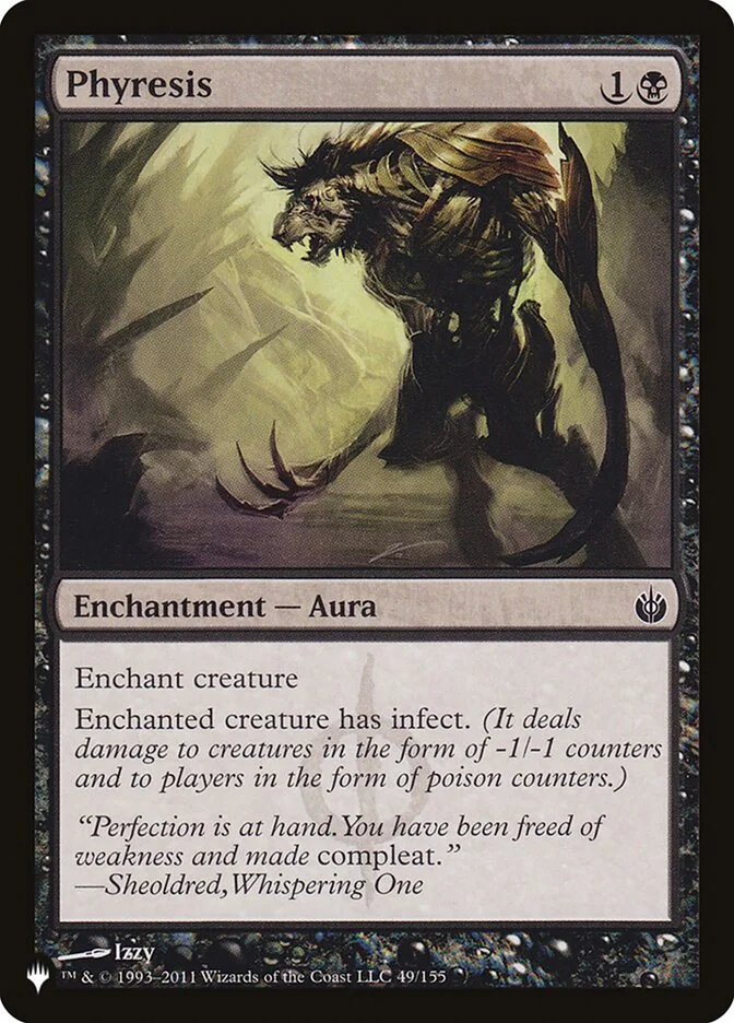 Phyresis (The List) - Magic: The Gathering in TCG Land