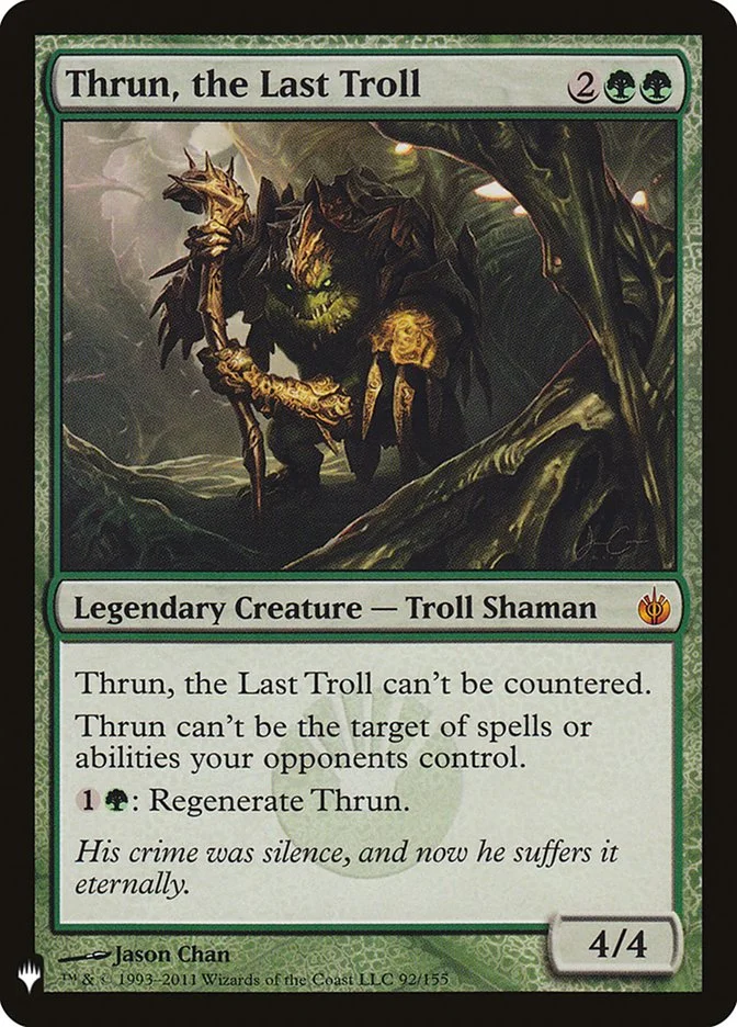 Thrun, the Last Troll (The List) - Magic: The Gathering in TCG Land