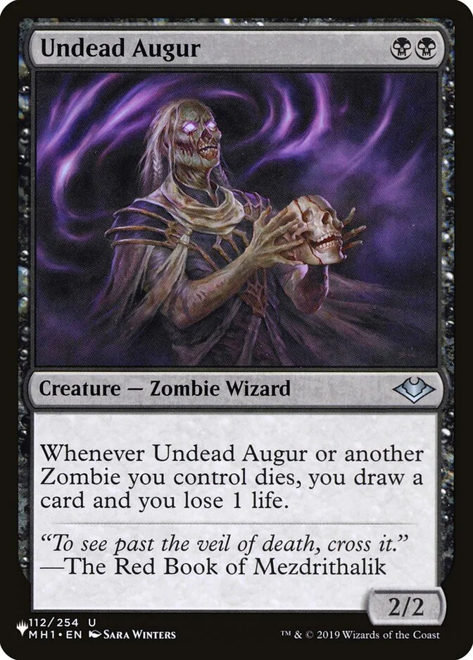 Undead Augur (The List) - Magic: The Gathering in TCG Land