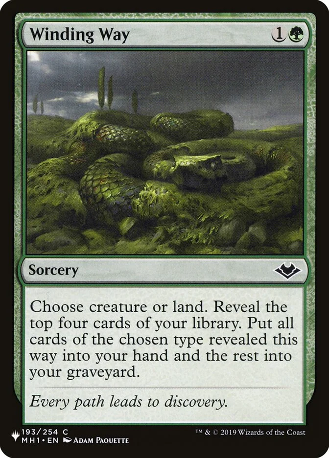 Winding Way (The List) - Magic: The Gathering in TCG Land