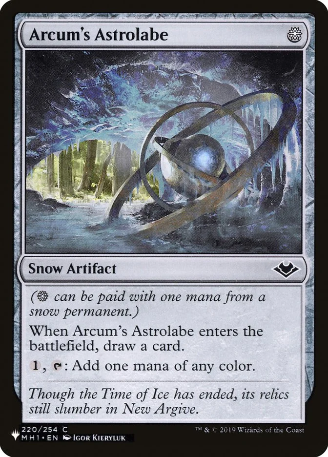 Arcum's Astrolabe (The List) - Magic: The Gathering in TCG Land