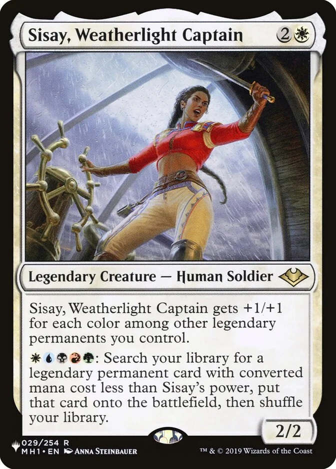 Sisay, Weatherlight Captain (The List) - Magic: The Gathering in TCG Land