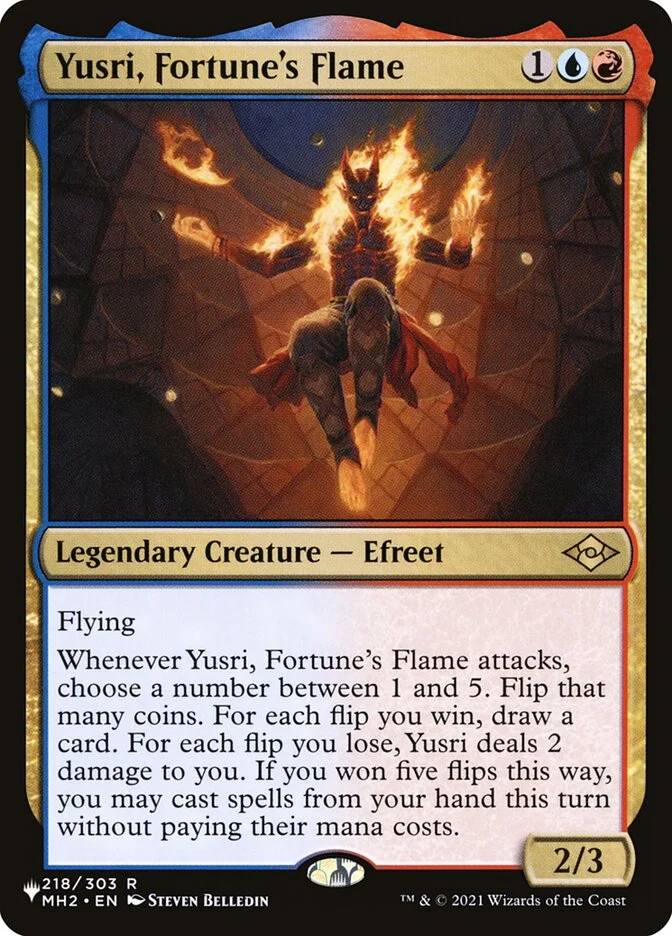 Yusri, Fortune's Flame (The List) - Magic: The Gathering in TCG Land México