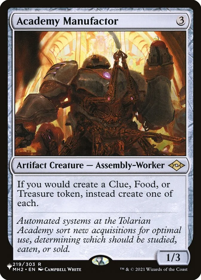 Academy Manufactor (The List) - Magic: The Gathering in TCG Land