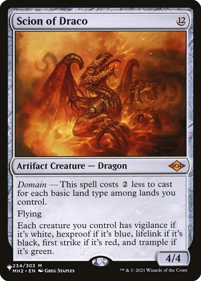 Scion of Draco (The List) - Magic: The Gathering in TCG Land