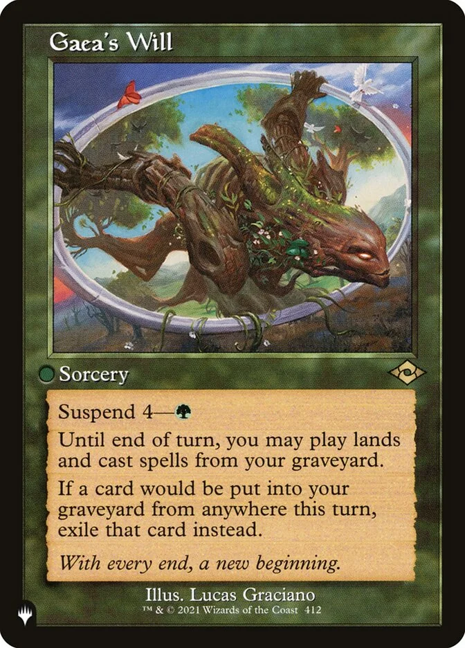 Gaea's Will (The List) - Magic: The Gathering in TCG Land