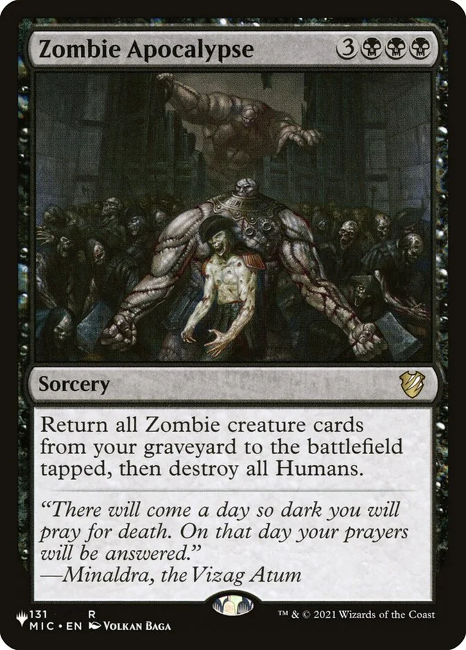 Zombie Apocalypse (The List) - Magic: The Gathering in TCG Land