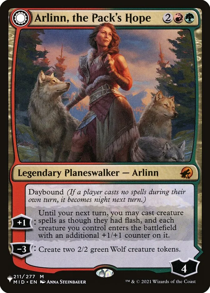 Arlinn, the Pack's Hope (The List) - Magic: The Gathering in TCG Land