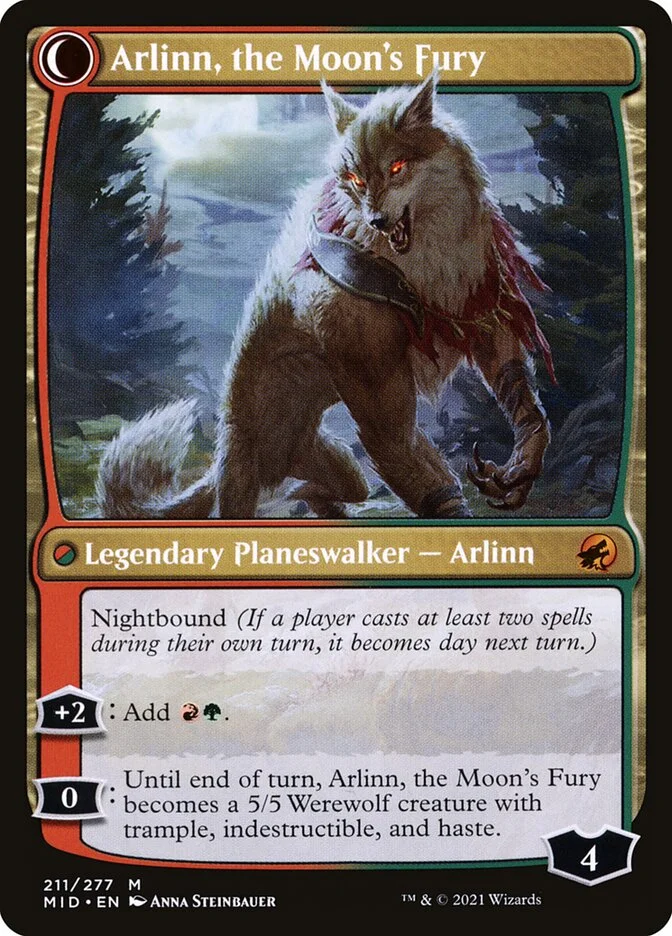 Arlinn, the Moon's Fury (The List) - Magic: The Gathering in TCG Land