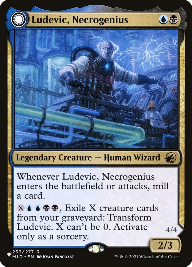 Ludevic, Necrogenius (The List) - Magic: The Gathering in TCG Land
