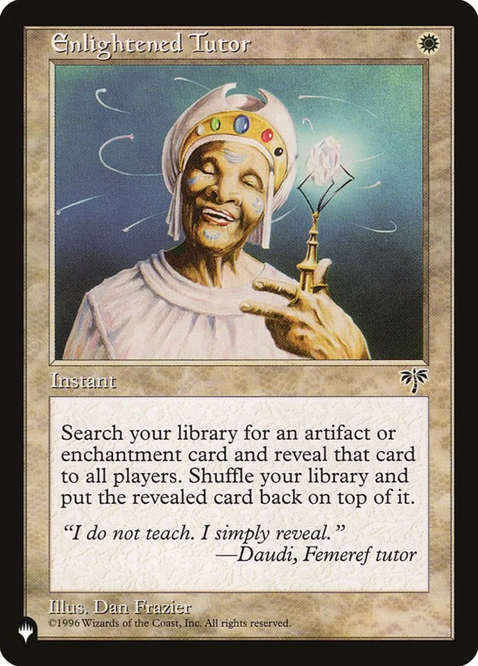 Enlightened Tutor (The List) - Magic: The Gathering in TCG Land