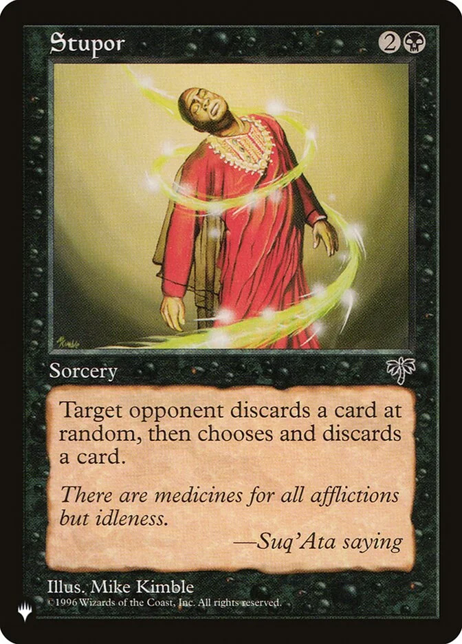 Stupor (The List) - Magic: The Gathering in TCG Land