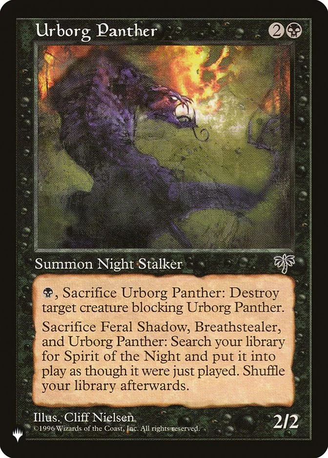 Urborg Panther (The List) - Magic: The Gathering in TCG Land