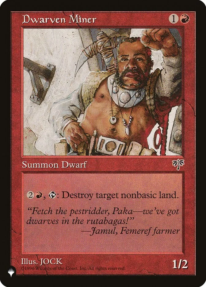 Dwarven Miner (The List) - Magic: The Gathering in TCG Land